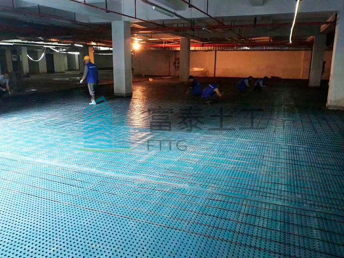 石家莊車庫(kù)底板濾水板工地